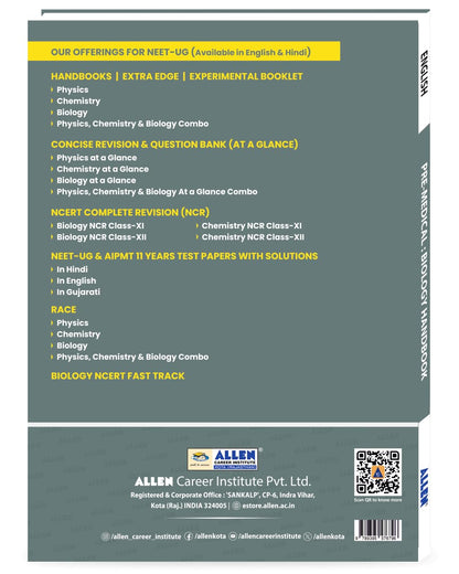 ALLEN Biology Handbook For NEET (UG) Exam (English)