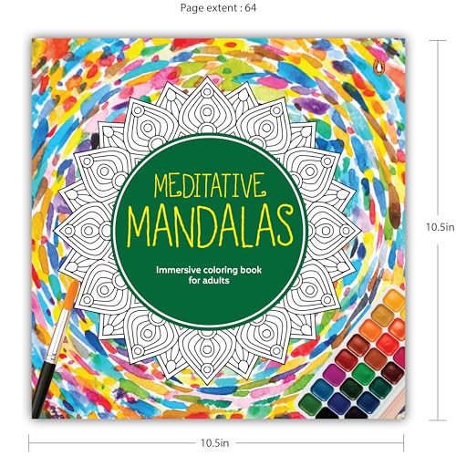 Meditative Mandalas: Adult Coloring Book: Meditative Mandalas for Relaxation & Stress Relief | A Mindfulness & Therapy Guide for Adults to Unwind & Boost Creativity [Select Learning]