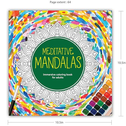 Meditative Mandalas: Adult Coloring Book: Meditative Mandalas for Relaxation & Stress Relief | A Mindfulness & Therapy Guide for Adults to Unwind & Boost Creativity [Select Learning]