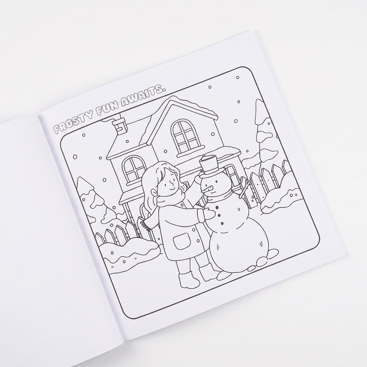 Cozy Winters: A Stress-Relieving Coloring Book for Adults & Kids with Christmas Vibes, Snowy Scenes & Winter Moments