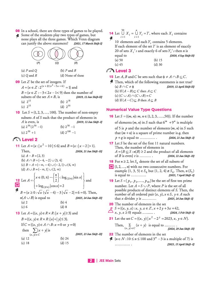 Arihant 8 Years JEE Main Mathematics PYQ Book 2027 | Chapterwise, Topicwise & Levelwise 3000+ MCQs| NTA Authenticated Answers, Chapter Weightage, Revision Questions & Topicwise Worksheets