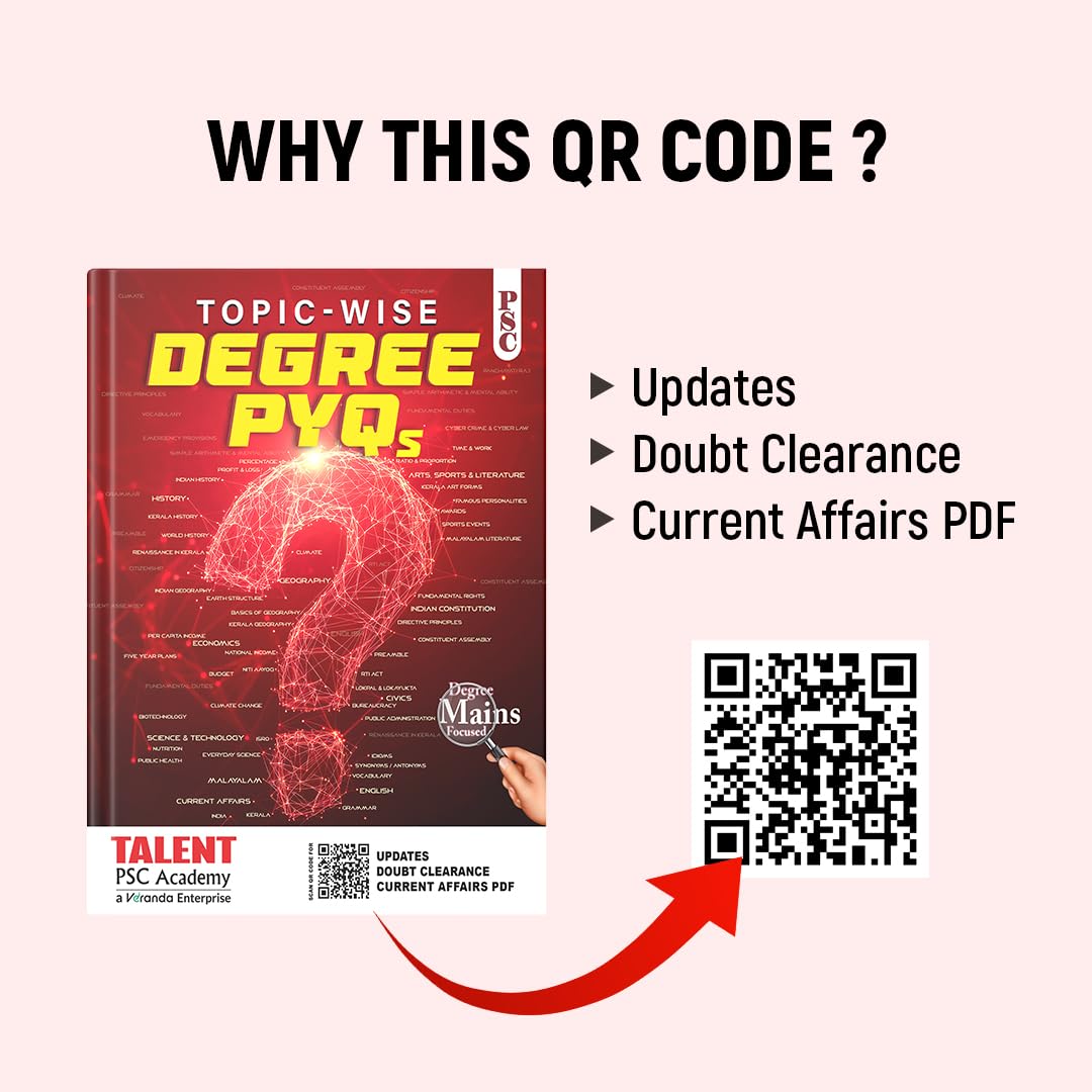 Talent Academy Kerala PSC Degree Level Topic Wise PYQ 2026 Book New SCERT & NCERT Syllabus Integration