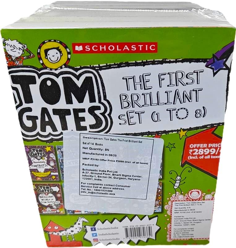 Tom Gates: The First Brilliant Box-set (Books 1 To 8)