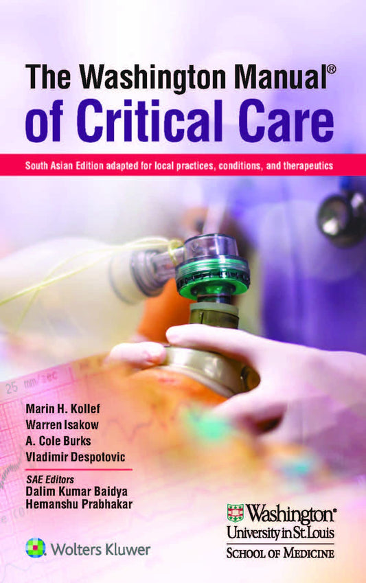 The Washington Manual of Critical Care, South Asian Editon 