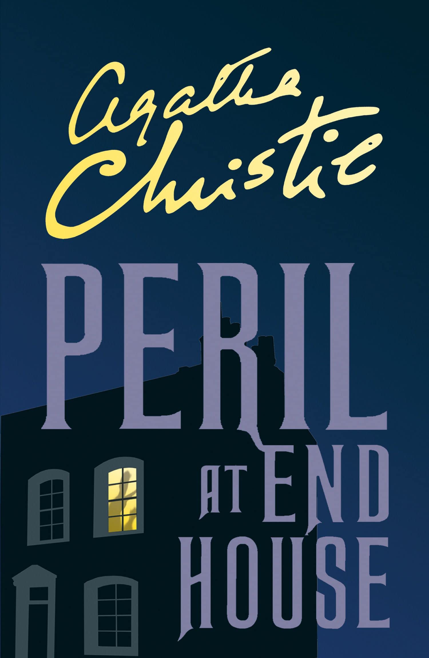 Peril at End House (Poirot) by Agatha Christie book cover