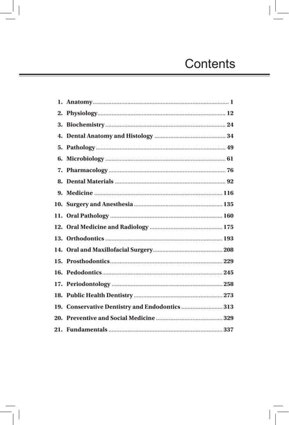 LMRP Dental Exam Series Last Minute Revision Points for NEET-MDS/AIIMS-MDS/PGI-MDS