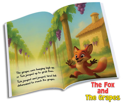 Story Books For Kids (Set of 10 Books) | Best Selling Moral Story Book for Kids in India | Premium Quality Gift - Bed Time Story Books | Two Brothers Publications