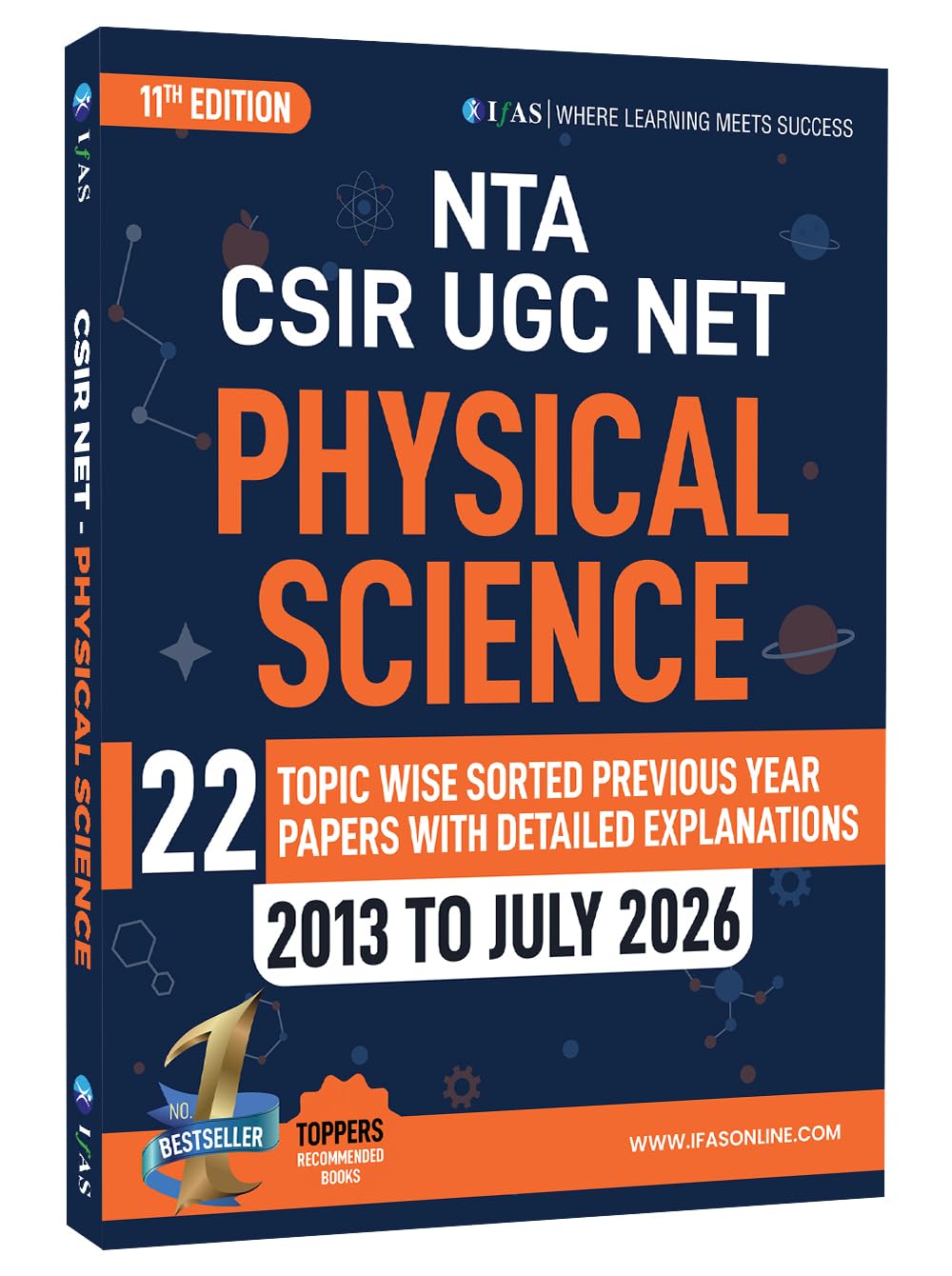 CSIR NET Physical Science PYQ Book 2026 | 14 Years Physics Previous Year Solved Papers (2013–July 2026) with Detailed Solutions | Topicwise Sorted Book for NTA CSIR NET/JRF, GATE & SET Exams