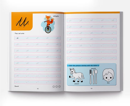 Cursive Handwriting – Small Letters: Practice Workbook | Ages 5–8 Years | Step-By-Step Letter Formation | Tracing Practice |Kids Fine Motor Skills | Premium Paperback | Children | Latest Edition
