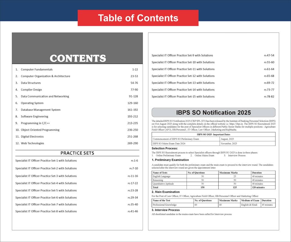 Disha The All New Professional Knowledge for IBPS & SBI Specialist IT Officer Bank Exams with PYQs & 15 Practice Sets 9th Edition