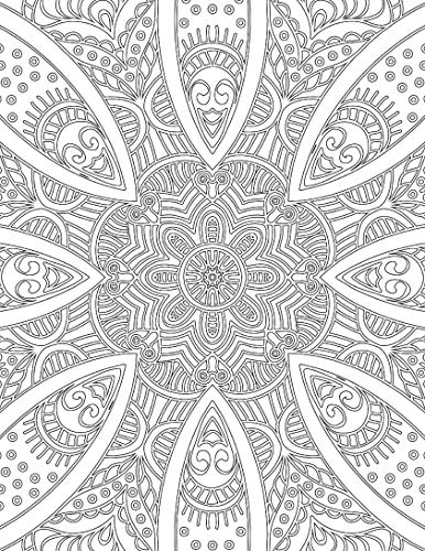 Mandala Adult Colouring Book for Adults | Beautiful Mandalas & Geometric Patterns to Relieve Stress, Improve Focus, Encourage Mindfulness and Inspire Creative Artistic Expression