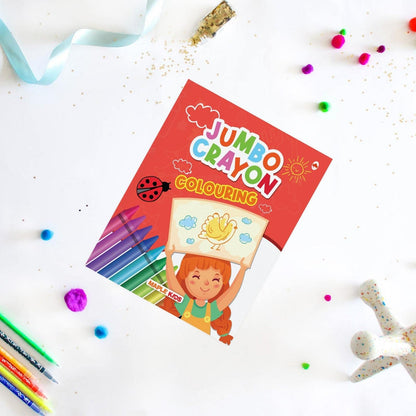 Jumbo Colouring Book - Crayon Colouring for children