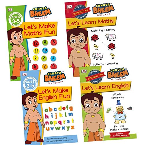 Chhota Bheem Gurukool (Pack 3) Combo of Four Books book cover