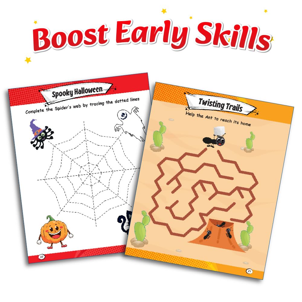 Kids' First Patterns Activity Book l Practice Patterns with Fun Activities for Kids 3 to 4 Years [Paperback] PW