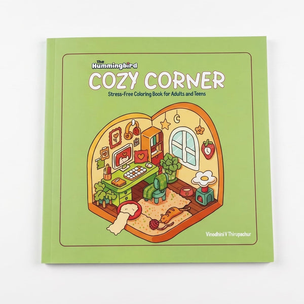 Cozy Corners Coloring Book: A Stress-Relieving Cozy Coloring Book for Adults & Kids | Hygge Home Scenes, Relaxing Nooks & Warm Interiors (Cozy Coloring Collection)