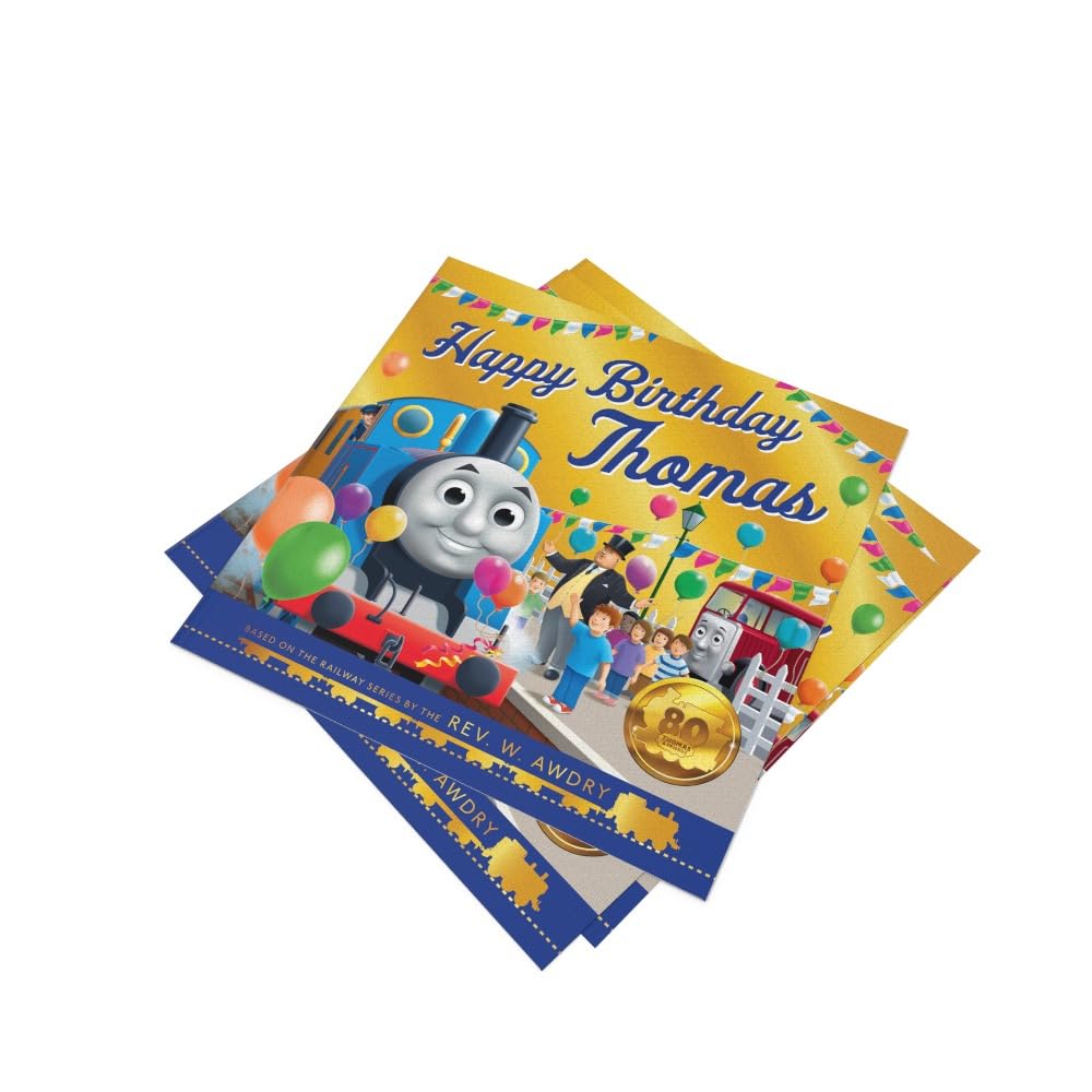 Thomas And Friends: Happy Birthday Thomas: An illustrated gift storybook perfect for young fans of trains and transport celebrating birthdays