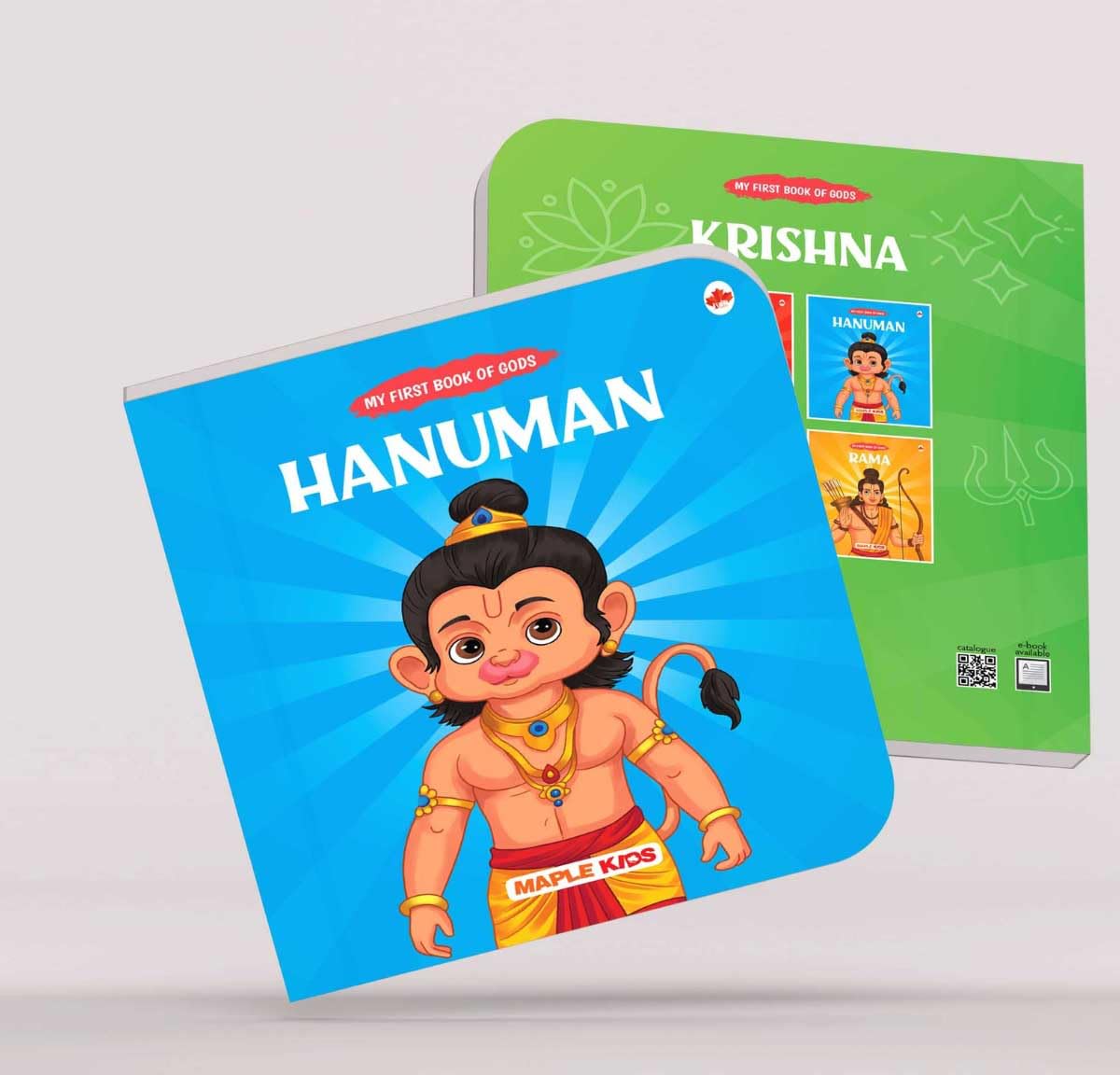 Story Books for Kids - Krishna, Hanuman, Ganesha, Rama (Set of 4 Books) - Illustrated Board Book for Children - Cultural and Traditional Stories for ... Mythology Stories for Kids - Age 0 - 2 Years