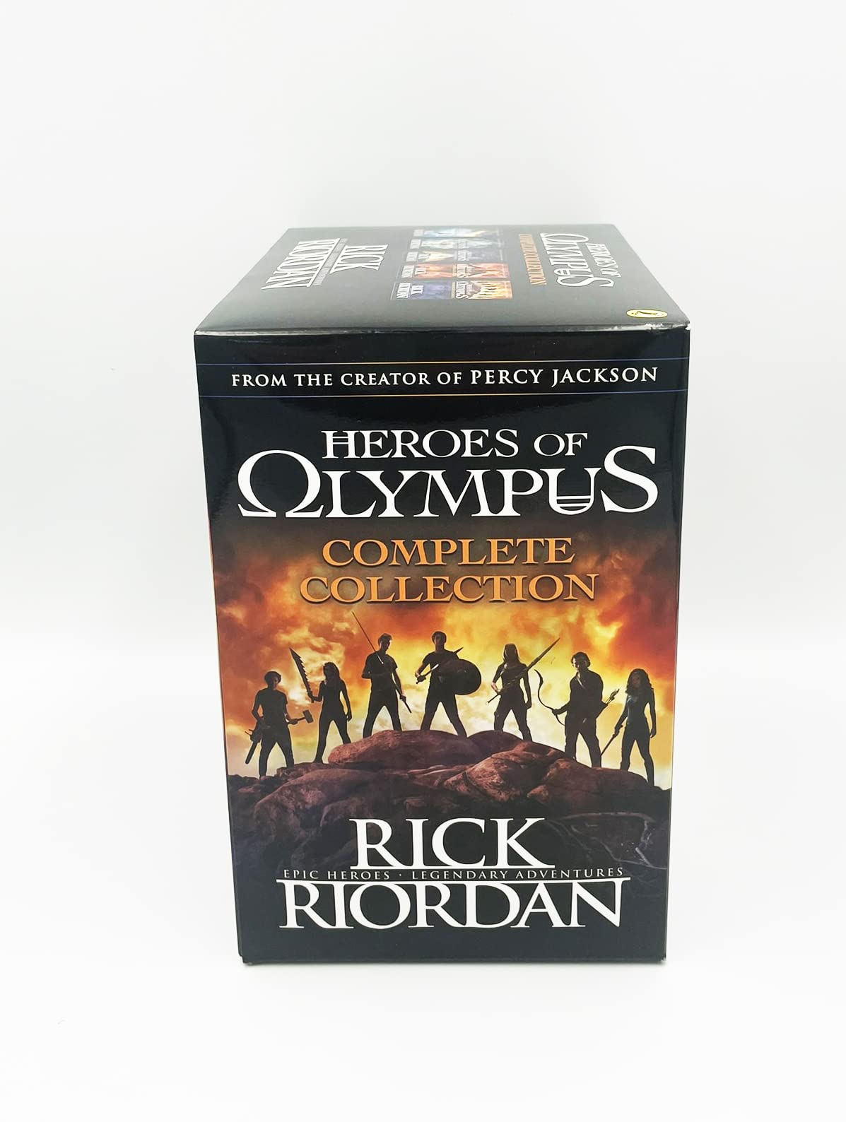 RICK RIORDAN: HEROES OF OLYMPUS COMPLETE COLLECTION – The Lost Hero, Son of Neptune, Mark of Athena, House of Hades & Blood of Olympus | Epic Mythology Adventure Series