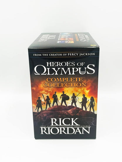 RICK RIORDAN: HEROES OF OLYMPUS COMPLETE COLLECTION – The Lost Hero, Son of Neptune, Mark of Athena, House of Hades & Blood of Olympus | Epic Mythology Adventure Series