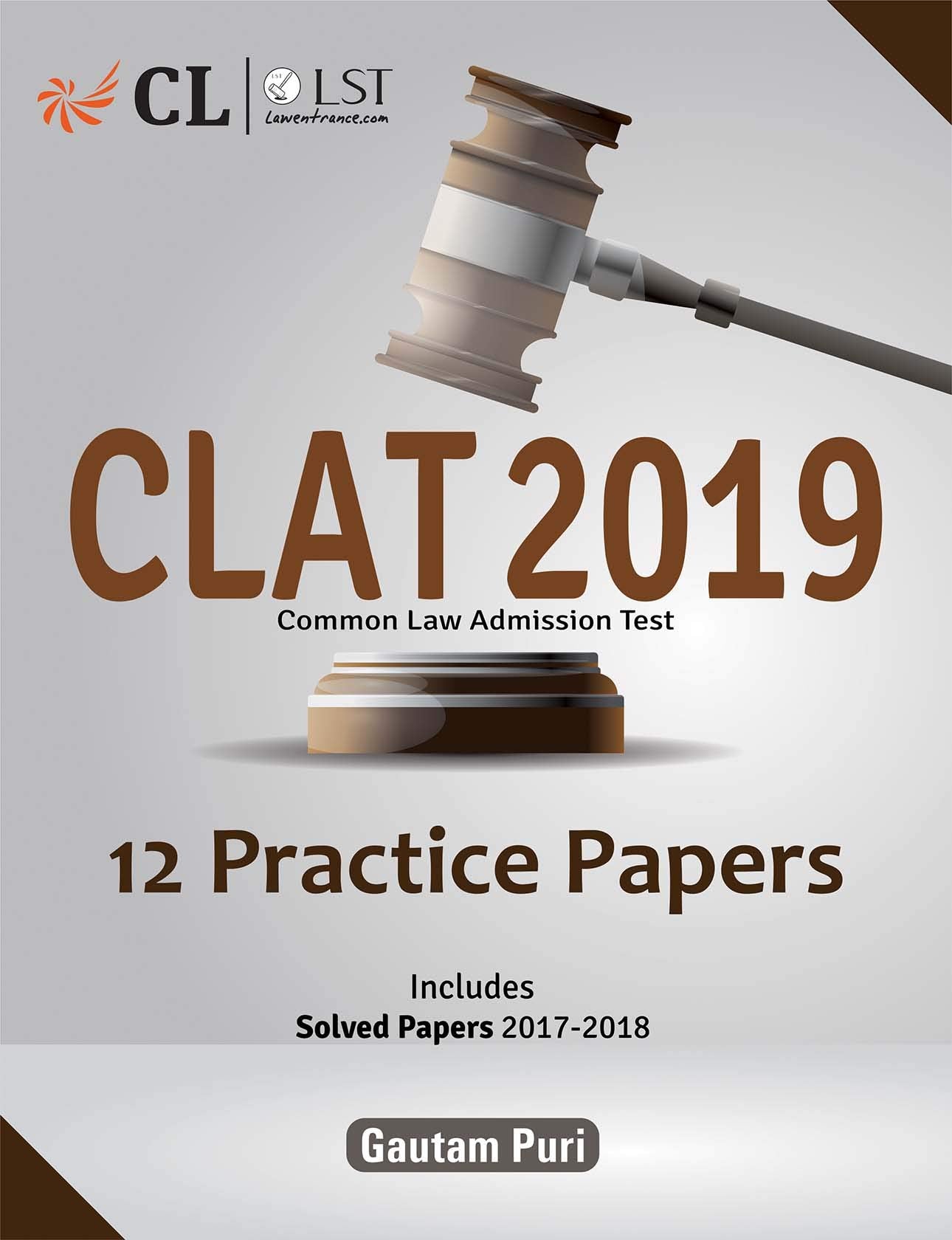CLAT 12 Practice Papers book cover
