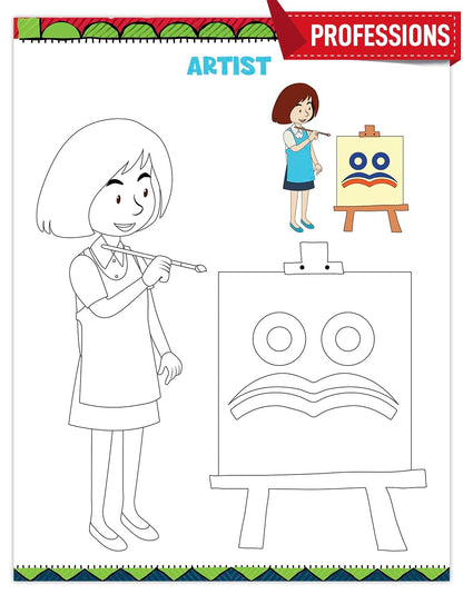 101 Colouring Book for Kids - Colour Drawing Book | Premium Quality Coloring Book | Ages: 2 - 6 Years | Two Brothers Publications