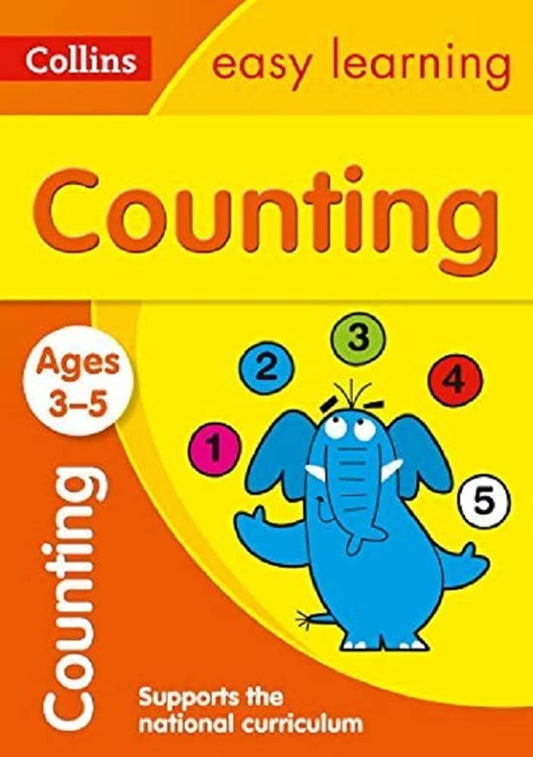 Counting Ages 3-5: Collins Easy Learning: Prepare for Preschool with easy home learning (Collins Easy Learning Preschool) by Collins (Author) book cover