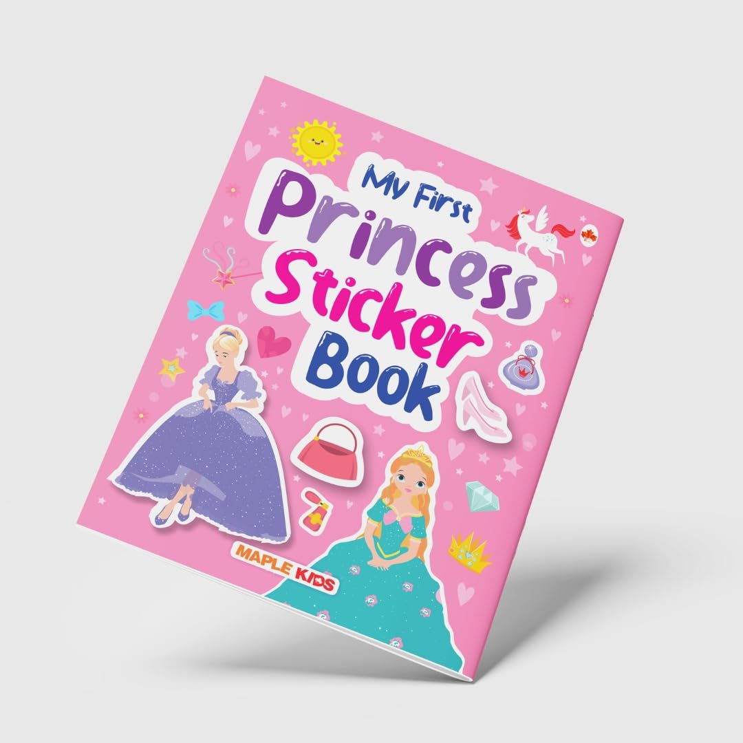 My First Sticker Book - Princess - Activity Book for Kids with 100+ Stickers - Stickers for Children - Age 3+ Years
