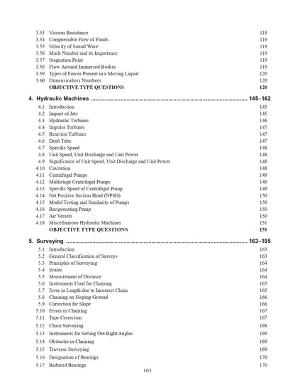 Civil Engineering : (Conventional and Objective Type) | 5000+ Objective Questions with Hints | UPSC, IES, ESE, SSC JE Engineering Exam, B.Tech, B.E, B.Sc, Gate & Other Competitive Exams 2025