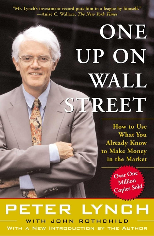 BOOKS One Up On Wall Street | Investing, Stock Market, Personal Finance & Wealth Building Guide | Paperback Business and Investment Book