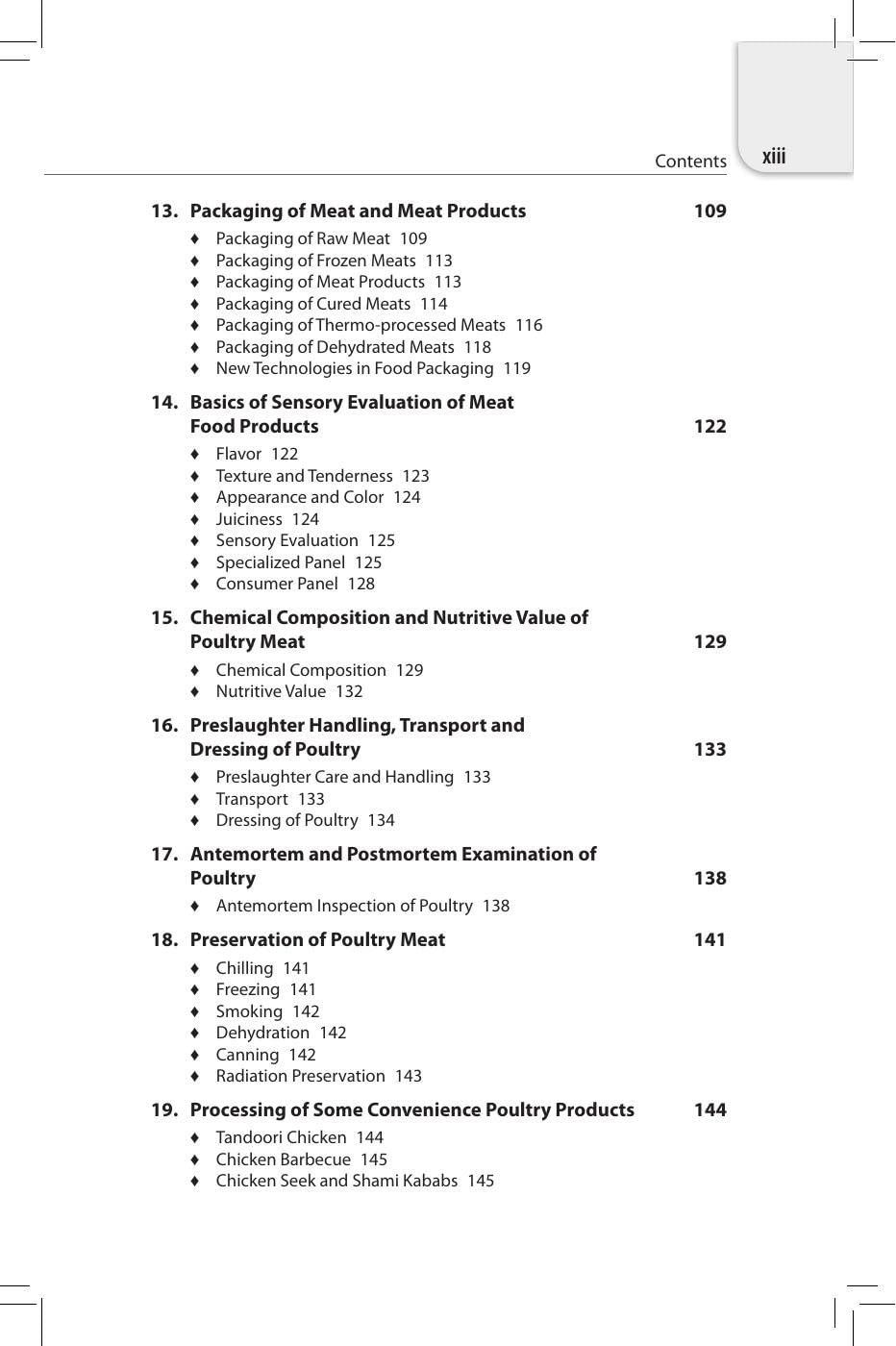 OUTLINES OF MEAT SCIENCE & TECHNOLOGY