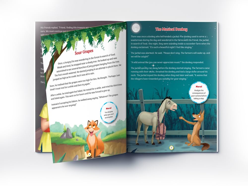 Short Stories From Panchatantra - Volume 6: Abridged Illustrated Stories For Children (With Morals)