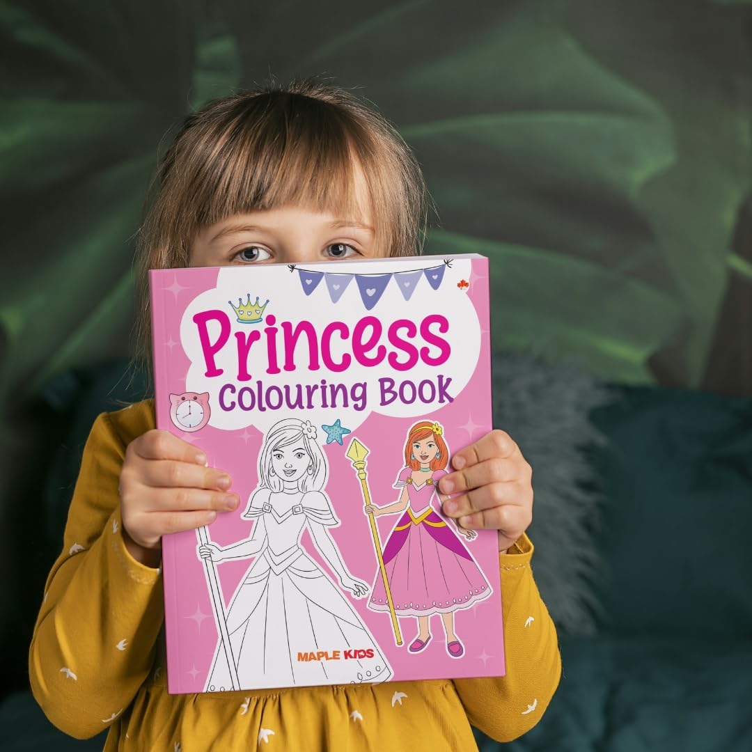 Princesses Colouring Book for Kids - Colouring Activity Book - Gift to children for painting, drawing and colouring - Age 2+ - Activity Colouring Book for Children