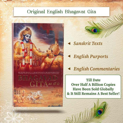 ISKCON Bhagavad Gita As It Is in English Language by A.C.Bhaktivedanta Swami Prabhupada from Bhaktivedanta Book Trust Original translated form