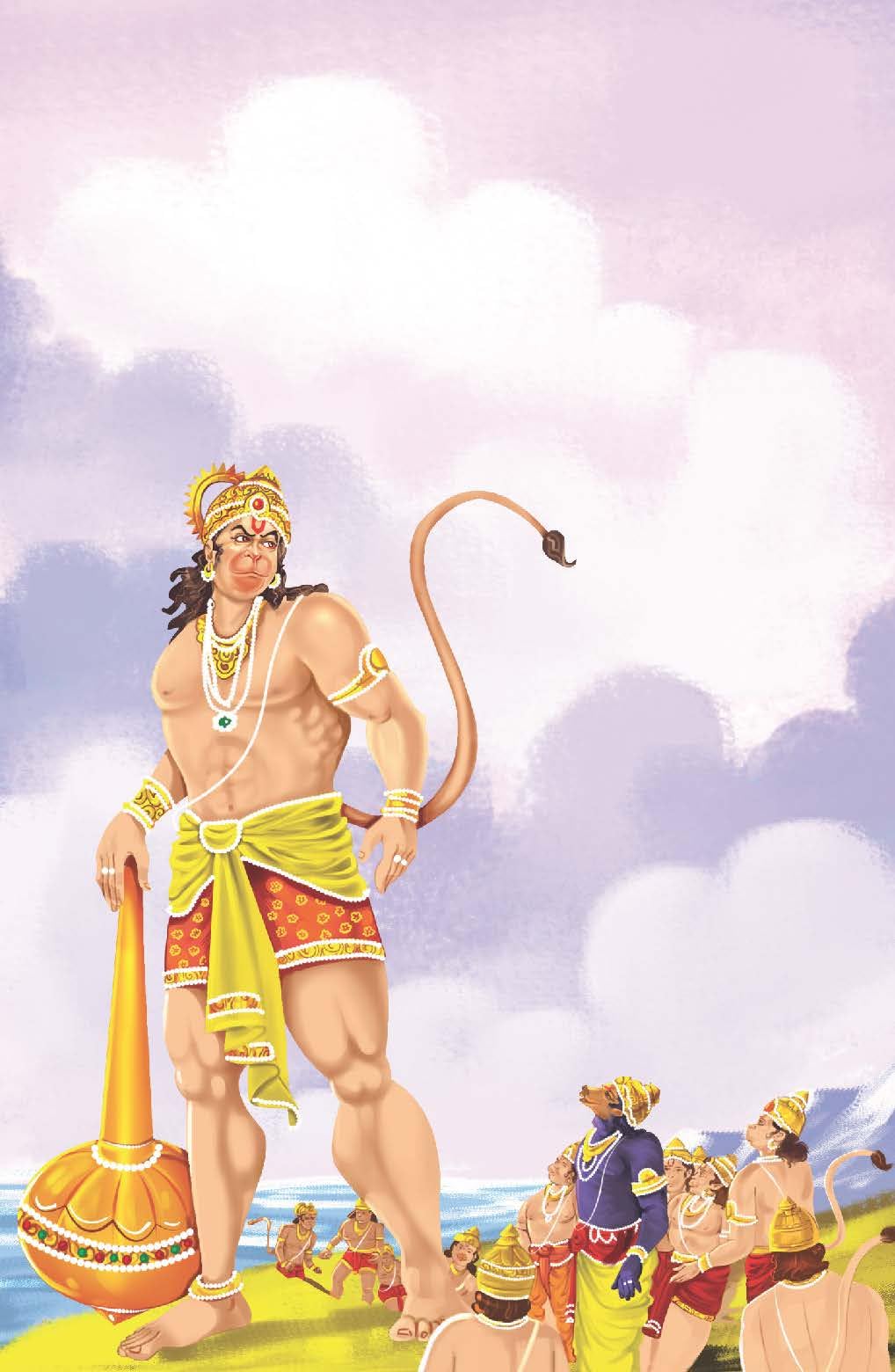 Sunderkand by Goswami Tulsidas in Hindi, English & Sanskrit Language (Deluxe Hardbound edition with silk fabric),Lord Hanuman,Spirituality,Indian Mythology,Gift book,Worship & Devotion