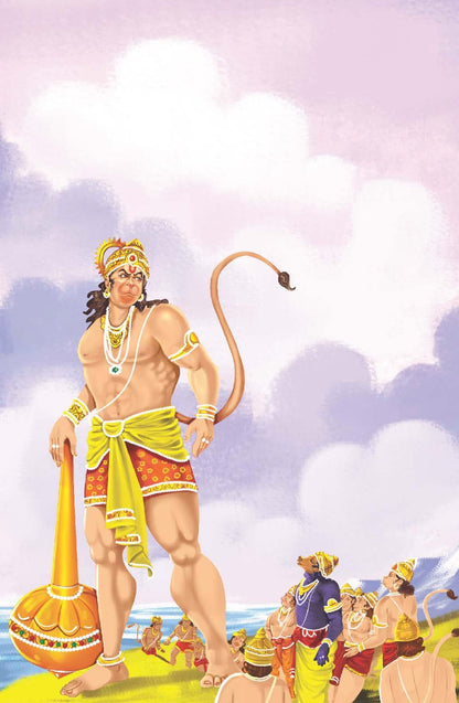 Sunderkand by Goswami Tulsidas in Hindi, English & Sanskrit Language (Deluxe Hardbound edition with silk fabric),Lord Hanuman,Spirituality,Indian Mythology,Gift book,Worship & Devotion