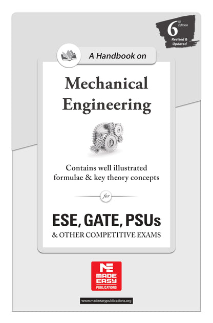 Mechanical Engineering Handbook - Quick Revision Formula Book | GATE ESE