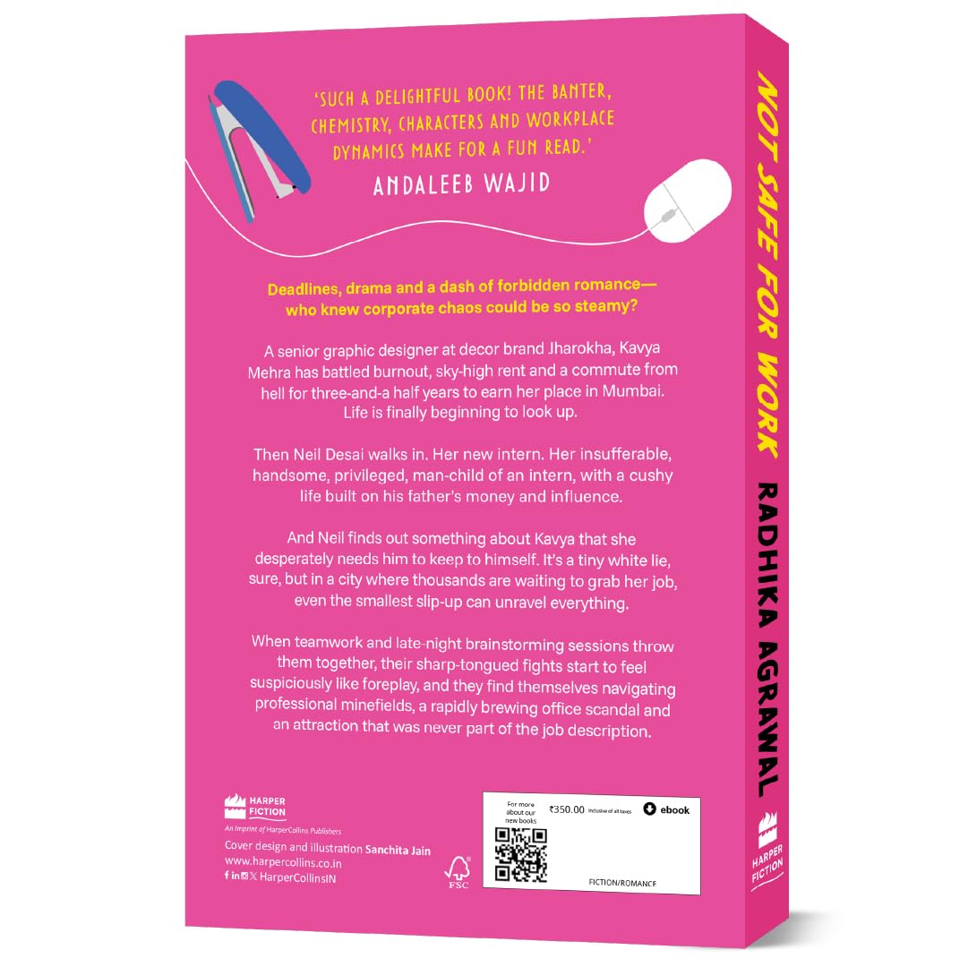 Not Safe for Work: A contemporary romance novel from the bestselling author of Red Flags & Rishtas | Office romance & enemies-to-lovers romance fiction