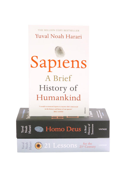 Yuval Noah Harari Box Set: Includes Sapiens, Homo Deus & 21 Lessons for the 21st Century | Bestselling Nonfiction on Human Evolution, World History, Civilization & the Future
