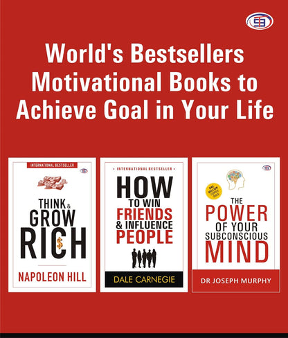 World's Bestsellers Motivational Books to Achieve Goal in Your Life (Combo of 3 Self-Help Books)