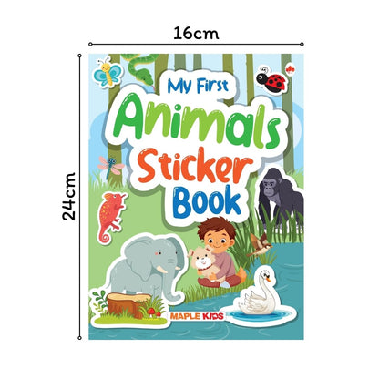 My First Sticker Book - Animals - Activity Book for Kids - Stickers for Children - Age 3+ Years