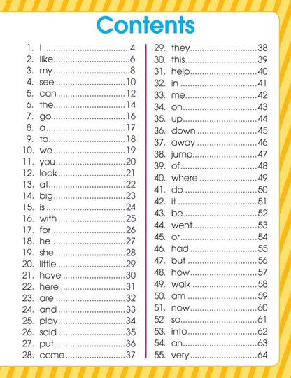 Very First Sight Words Sentences Level - 1 Book for Kids Age 4 -8 years