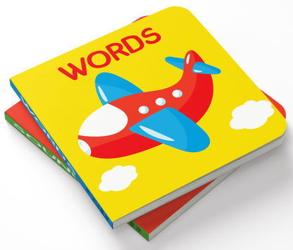 My First Words – Mini Early Learning Board Book | Discover First Words with Bright Pictures of Everyday Objects, Animals & Food | Durable Pocket-Sized ... (Ages 1–3 Years) (My First Early Learning)