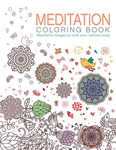 Meditation Coloring Book: Wonderful images to melt your worries away (Chartwell Coloring Books) book cover