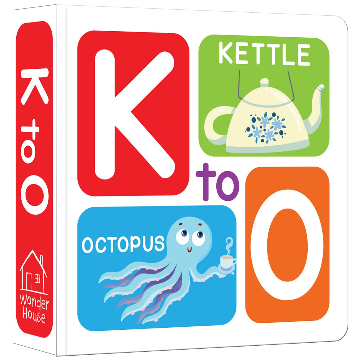 K to O – Mini Alphabet Board Book for Kids: Learn Letters K, L, M, N & O with Bright Pictures | Pocket-Sized Early Learning Book for Babies, Toddlers ... Book | Ages 0–5 Years | Perfect for Gifting