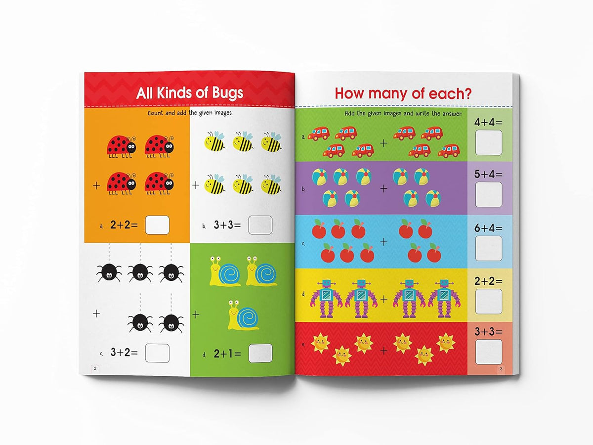 Addition And Subtraction Activity Book For Children - 80+ Activities Inside | Ages 5, 6, 7 | 2.5 Hours Of Interactive And Skill Building Fun