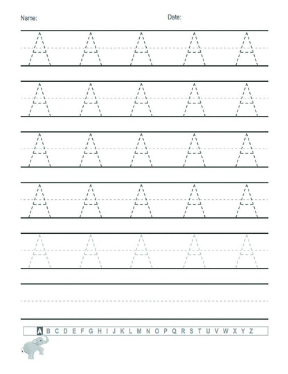 Trace Letters: Alphabet Handwriting Practice workbook for kids: Preschool writing Workbook with Sight words for Pre K, Kindergarten and Kids Ages 3-5. ... Words & Math for Preschool & Kindergarten) 