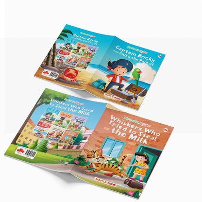 Story Books for Kids - Fourth Reader (Illustrated) (Set of 6 Books) - Phonic stories - Bedtime Stories - Age 5 + - Read Aloud to Infants, Toddlers