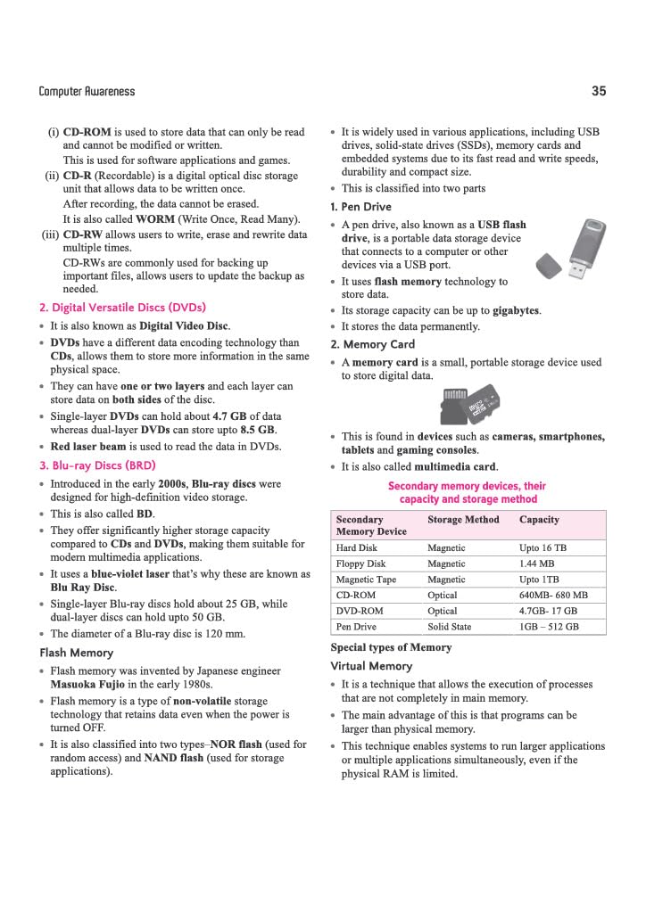 Arihant Computer Awareness | To-the-Point Notes, Exam-Style MCQs, Important Personalities, Glossary & Abbreviations | Highly Useful for SSC, Railways, Banking, DSSSB, CPCT & Other One Day Exams