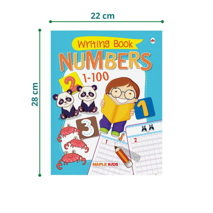 Numbers Writing Book 1-100 (Practice) - Learn and Practice - Numbers 1 to 100 - 2 to 5 Years Old Kids - Number Tracing Book - Learn Numbers - Writing Book for Toddlers, Nursery, Pre-School Children