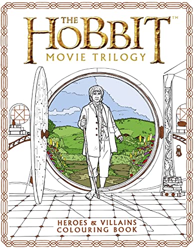 THE HOBBIT MOVIE TRILOGY COLOURING BOOK book cover